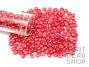 Size 6-0 Seed Beads - Transparent Lustered Red